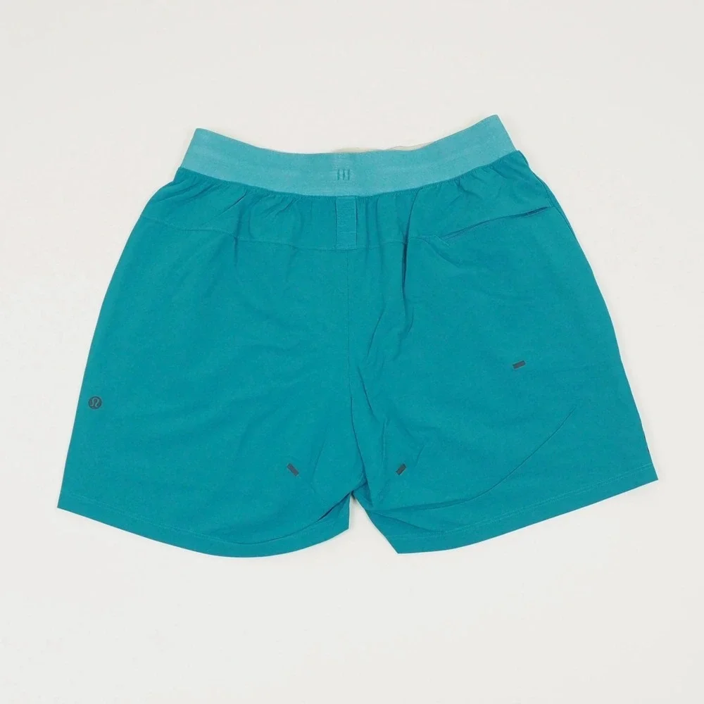 Lululemon License to Train Linerless Shorts Mens Small Blue Training Gym Workout - Picture 3 of 5